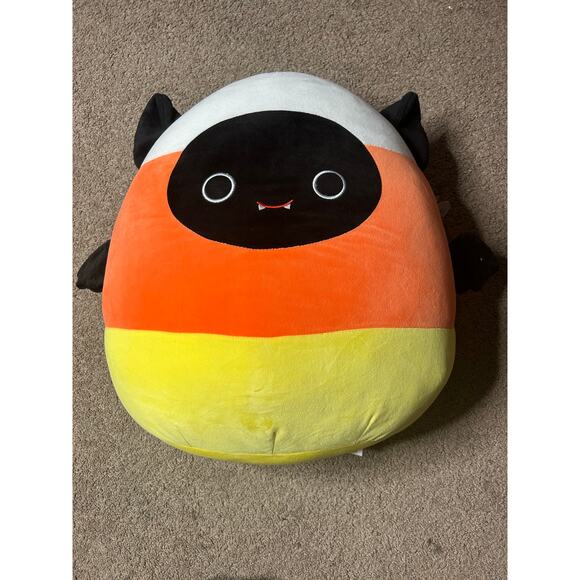 Large 16” Candy Corn Emily The Bat Halloween Squishmallow 2023 Soft Plush - Picture 1 of 4